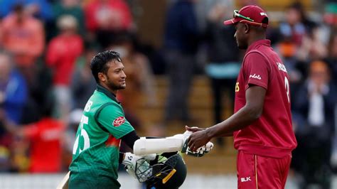 WI vs BAN, World Cup 2019: Bangladesh ride on Shakib Al Hasan's century ...