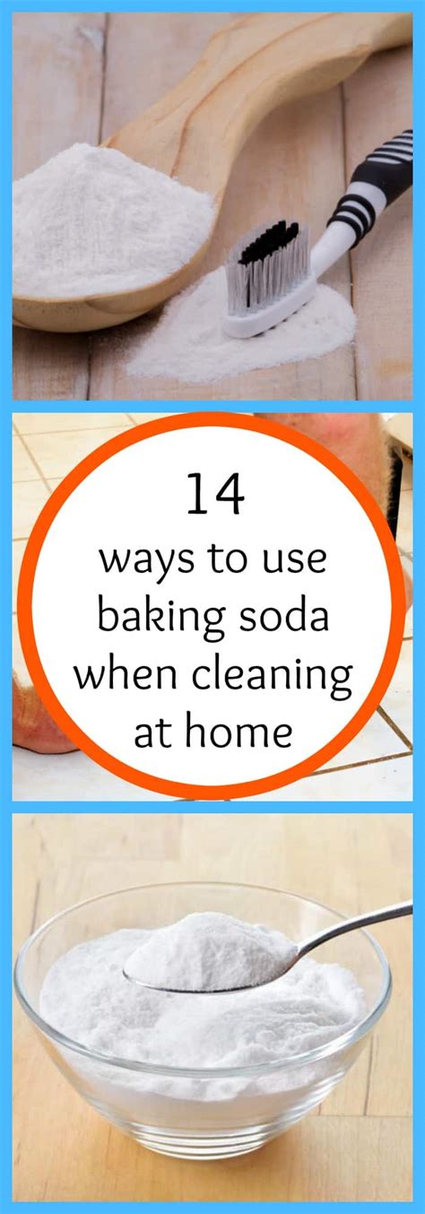 14 ways to use baking soda when cleaning at home