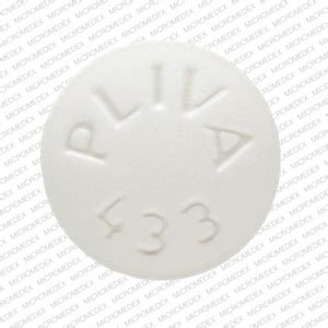 PLIVA 433 Pill - trazodone 50 mg