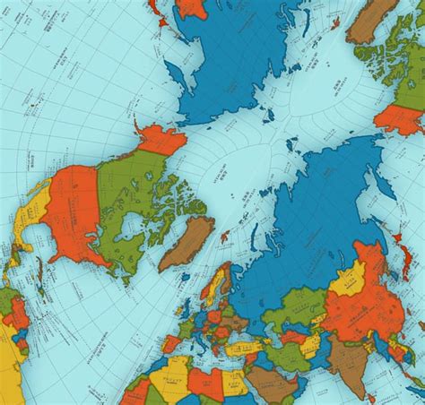 coordinate system - The north pole is deformed on AuthaGraph world map - Geographic Information ...