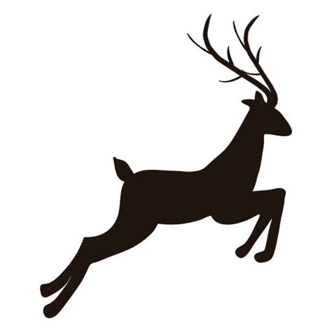 Reindeer silhouette jumping 24 #AD , #PAID, #Ad, #jumping, #Reindeer, # ...