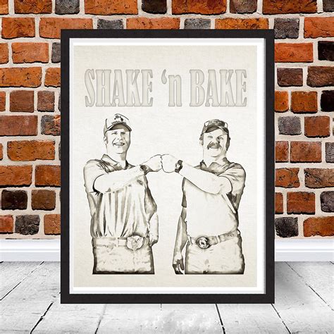 Talladega Nights Ricky Bobby Cal Naughton Shake and Bake - Etsy