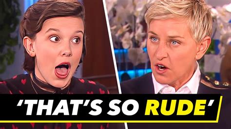 Ellen DeGeneres Guests REVEAL How RUDE She Can Be.. - YouTube