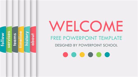 Free Animated PowerPoint Presentation Slide - PowerPoint School