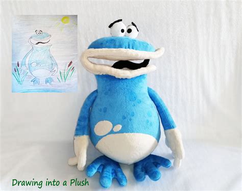 Custom Plush Just Like Globox Rayman Inspired Funmade - Etsy