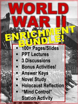 America and World War II - "The End of Isolationism" - 150+ Pages/Slides!