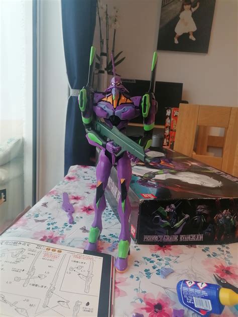 Evangelion unit 01 model kit from 1997 perfect grade : r/Gunpla