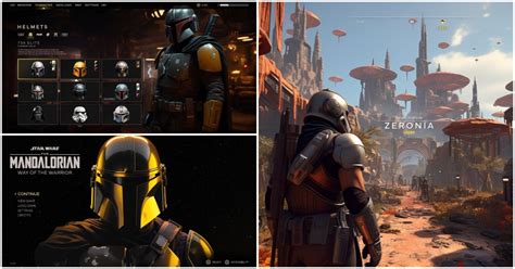 The Mandalorian Video Game Imagined by a UI Designer