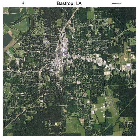 Aerial Photography Map of Bastrop, LA Louisiana