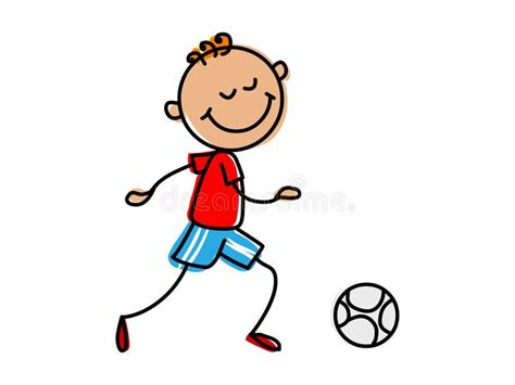 Kid Playing Soccer Cartoon Stock Illustrations – 3,483 Kid Playing ...