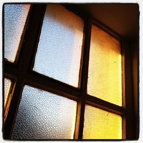 Sunset light through a textured glass window | Flickr - Photo Sharing!