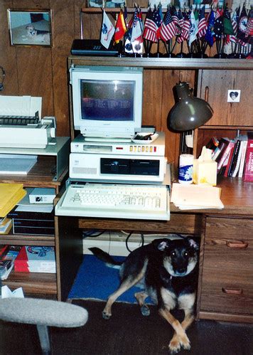 1993 - Grandad's old computer setup, Irith - | My grandad's … | Flickr