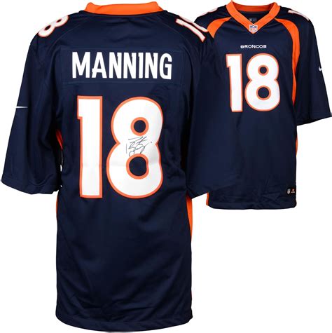 √ Peyton Manning Autographed Broncos Jersey