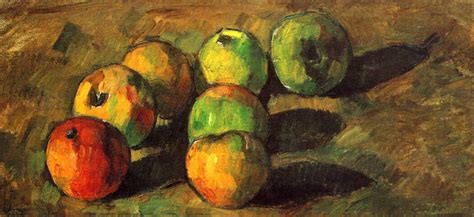 Still life with seven apples - Paul Cezanne - WikiArt.org ...