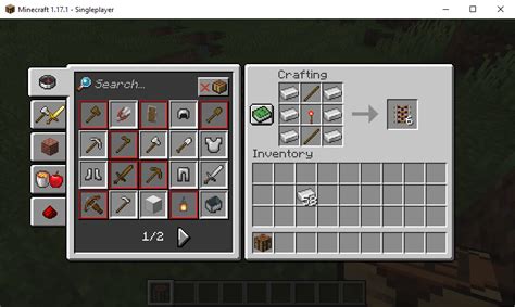 Minecraft Powered Rail Recipe