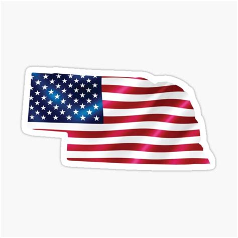 "Nebraska sticker , Nebraska state Sticker , Nebraska map sticker ...