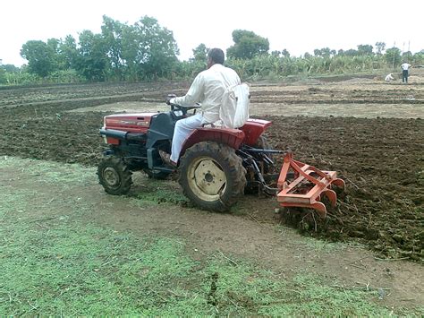 Ploughing is the first step in the farming process.