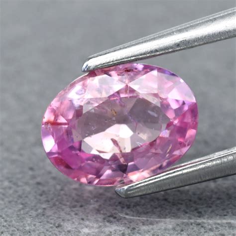 Genuine 100% Natural PINK SAPPHIRE .82ct 6.3 x 4.7 x 2.9mm Oval SI1 Clarity from Madagascar ...