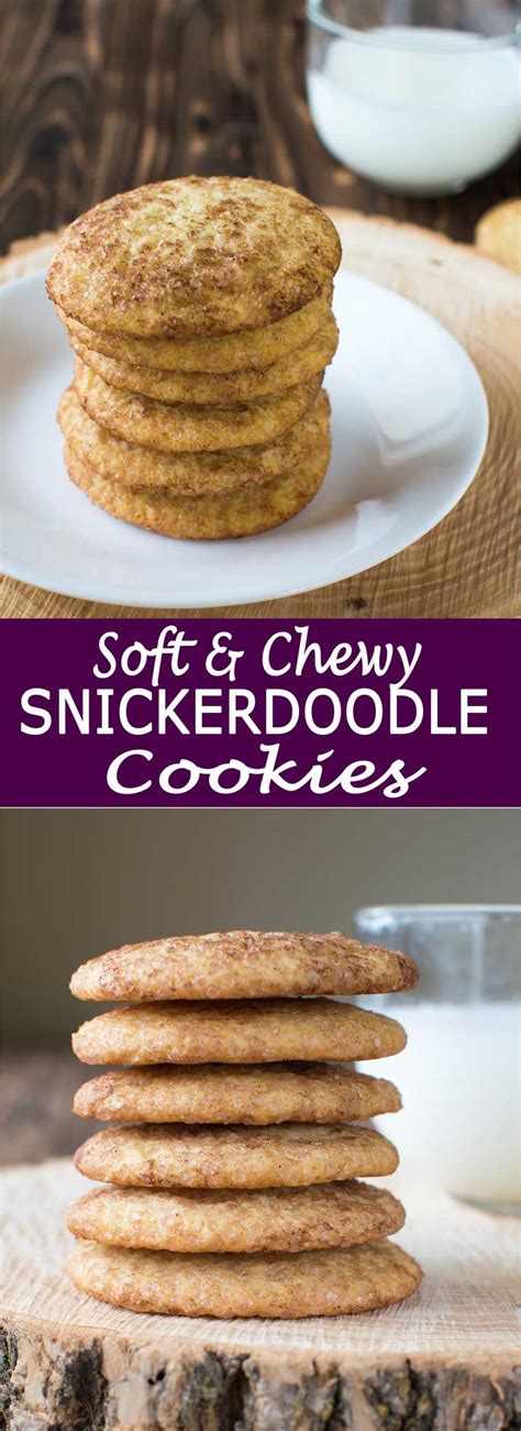 Soft and Chewy Snickerdoodle Cookies - Kitchen Gidget