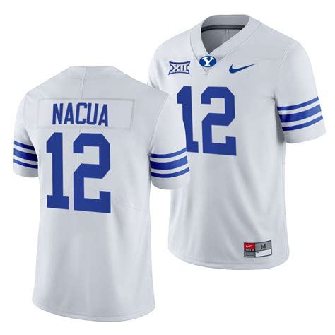 BYU Cougars Puka Nacua White 2021-22 College Football Big 12 Jersey - NCAAFANSJERSEY