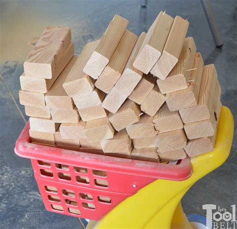 How to Make a DIY Giant Jenga Game - The Idea Room