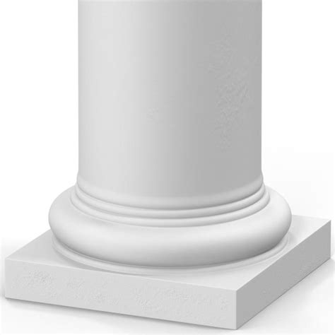 Tuscan order Column 3D model | 3D Molier International