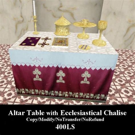 Second Life Marketplace - Orthodox Church Altar Table