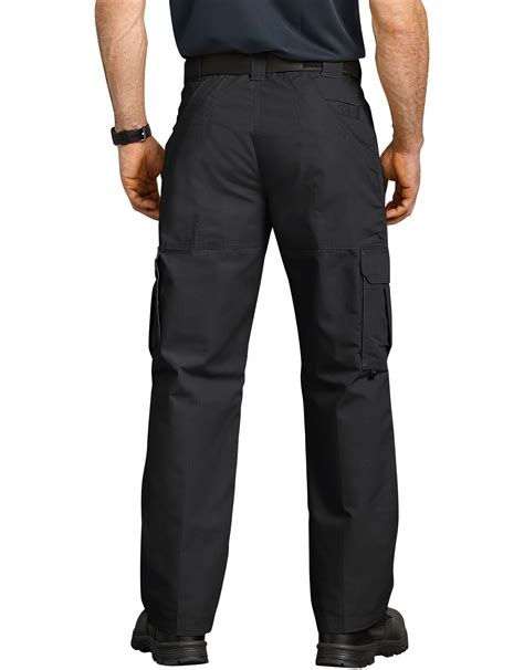 Tactical Relaxed Fit Straight Leg Lightweight Ripstop Pants | Mens ...