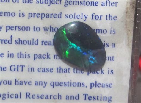 Green blue opal from famous Heritage opal mine in Australian.