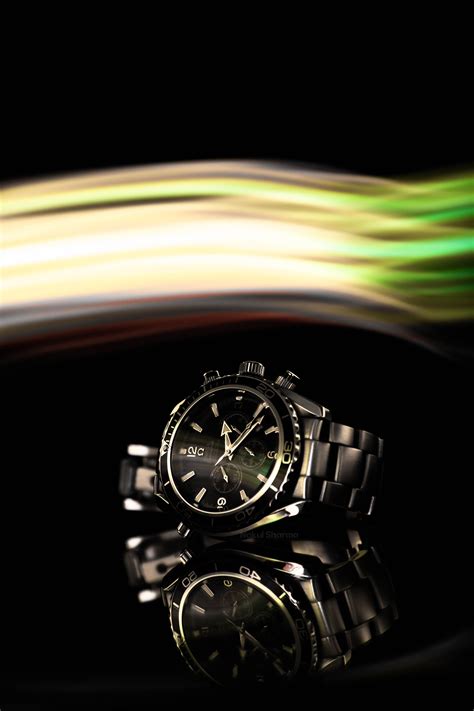 Product Photography - Omega Watch - Light Painting on Behance