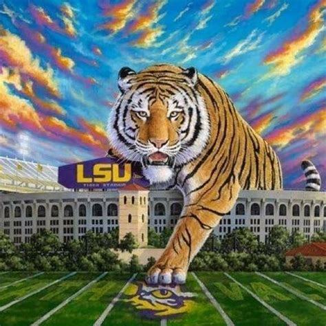 Pin by Cathy Landry on LSU | Lsu tigers football, Lsu tigers art, Lsu