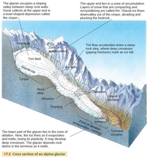 Alpine Glacier Diagram