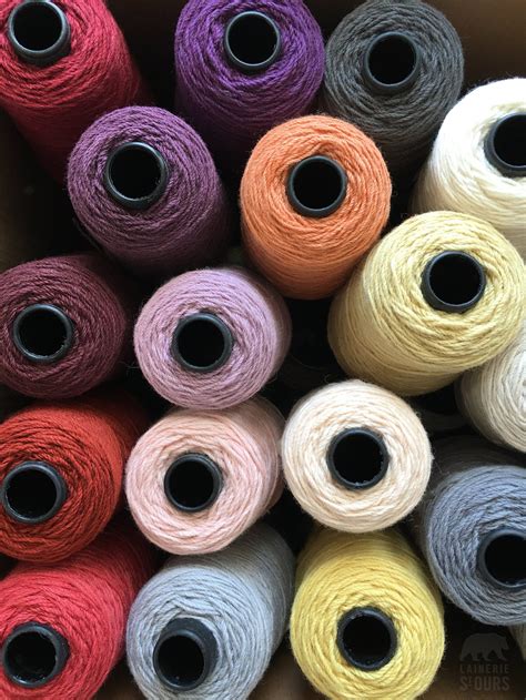 Rug Weaving Yarn Pure Wool Yarn on 1/2lb cone Yarn for Wall | Etsy