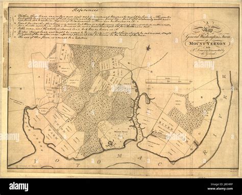 Mt. Vernon Map Stock Photo - Alamy