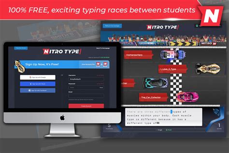 100% FREE! Exciting typing races with friends and classmates make ...