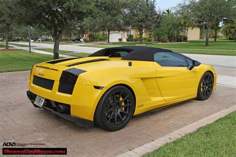 Stunning Yellow Lamborghini Gallardo Spider with Subtle Black Accents ...