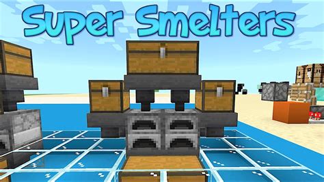 3 Different Super Smelter Designs for Minecraft Bedrock & Java! - YouTube