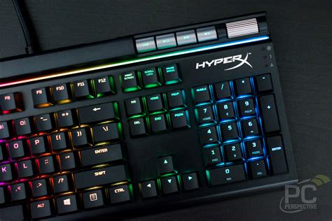 HyperX Alloy Elite RGB Mechanical Keyboard Review - PC Perspective