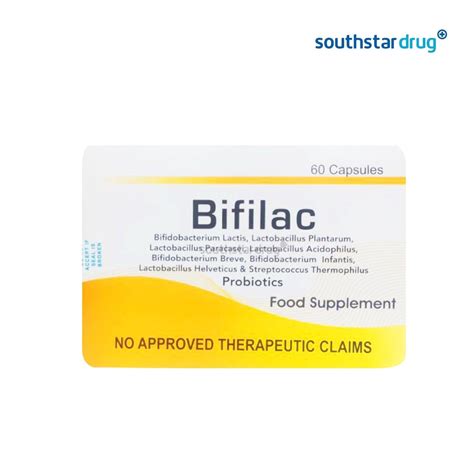 Bifilac Probiotic 500mg Capsules - 10s | Shopee Philippines