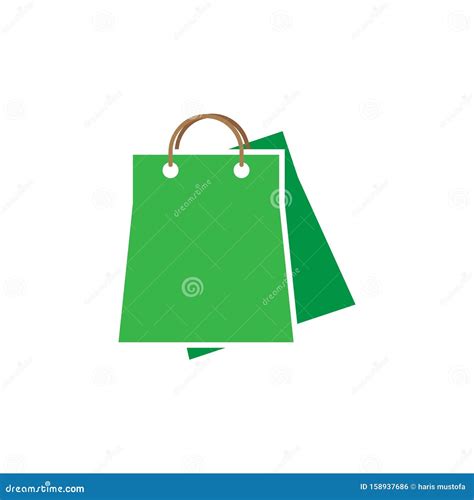 Shopping Bag Graphic Design Template Vector Isolated Stock Vector ...