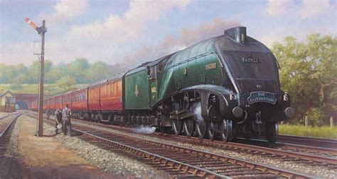 Mallard on the Elizabethan | Steam train photo, Railroad art, Train art