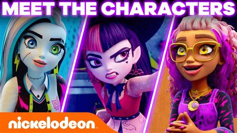 Meet Every Character In NEW Monster High Animated Series! | Nickelodeon ...