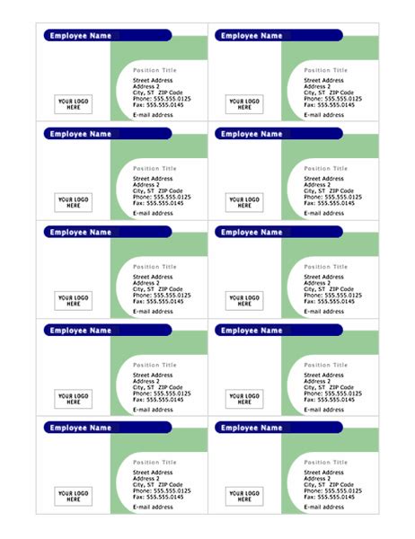 Avery 28371 Template Word Database