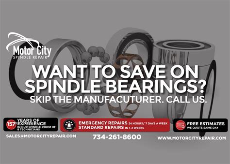 Buying Spindle Bearings from the OEM? That'll Cost You!!! - Motor City ...