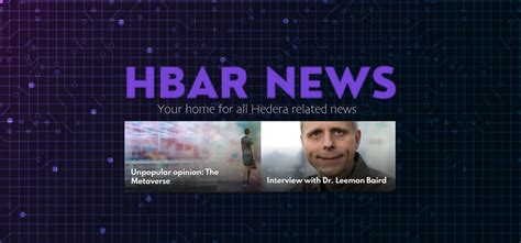 Hbar News Launches for Hedera Hashgraph Audience - Influencive