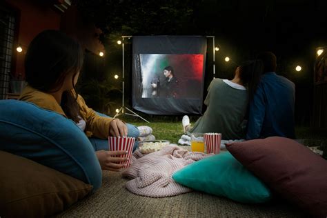 Here’s How to Create the Ultimate Outdoor Patio Theater