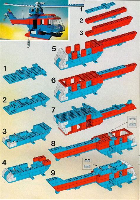 Old LEGO® Instructions | letsbuilditagain.com | Lego blueprint, Lego pictures, Classic lego