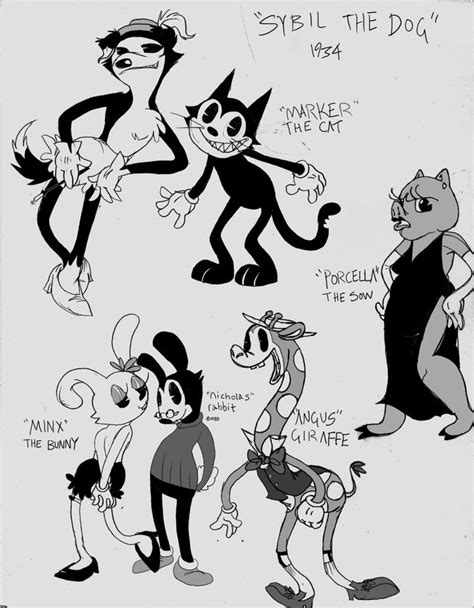 50s Cartoon Characters