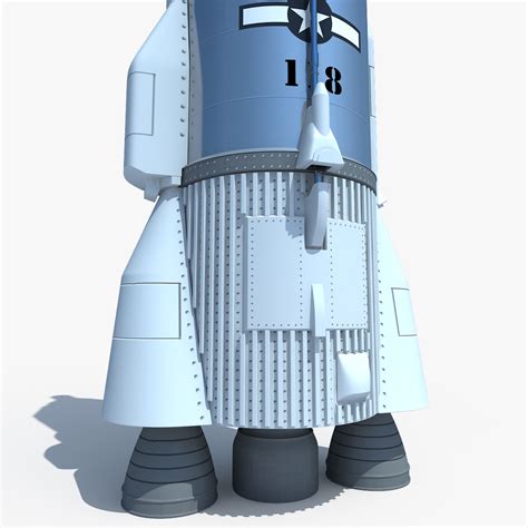 atlas rocket 3d model