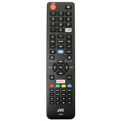 Genuine JVC RC320 Smart TV Remote Control - Walmart.com - Walmart.com